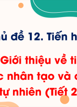 Bài 42. Giới thiệu về tiến hóa, chọn lọc nhân tạo và chọn lọc tự nhiên (Tiết 2)